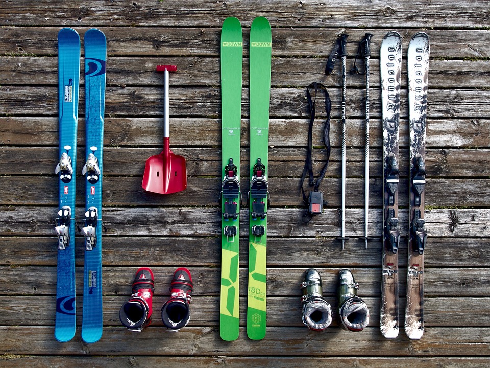 Rent your skis during your winter sports holidays